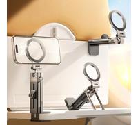 DIMONCOAT Airplane Phone Holder for Magsafe Air Plane Travel Essentials Magnetic Phone Mount Compatible with iPhone 16 15 14 13 12 Pro Max Plus