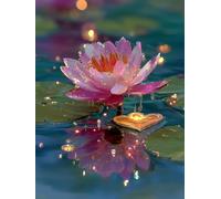 Dimond Art for Adults Flower5D Diamond Painting Kits for Adults Plant, DIY Gem Art Full Round Drill Crystal Creations Dimonds Embroidery Beginner, Home Wall Decor, Gifts for Women 50x80cm C-P165