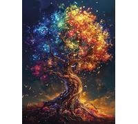 Dimond Art for Adults Tree of Life 5D Diamond Painting Kits for Adults Flower, DIY Gem Art Full Square Drill Crystal Creations Dimonds Cross Stitch, Home Wall Decor, Gifts for Women 40x53in 5-S562