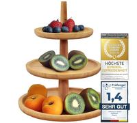 DIMONO® 3-Tier Bamboo Serving Stand - Tiered Tray for Desserts & Cheese
