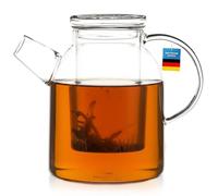 DIMONO® Glass Teapot with Infuser & Strainer, 1500 ml, Mouth-Blown