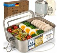 Dimono® Leak-Proof Stainless Steel Lunch Box with Compartments
