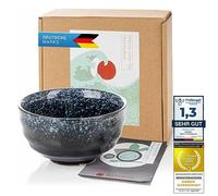 DIMONO Traditional Matcha Bowl Handmade Ceramic Japanese Tea Cup Authentic Fired Clay Chawan for Mixing Green Tea Powder