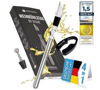 Dimono® Wine Cooling Wand 3-in-1 Premium Bottle Cooler, Decanter with Spout, Stopper & Wine Cutter; Deluxe Wine Cooler Gift Set.