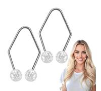 Dimple Maker for Cheeks - 2 Dimple Maker Tool, Facial Dimple Trainer, Skin Care Tools | Stainless Steel Facial Dimple Maker, Skin Care Tools Natural Dimples Devices, Create Charming Dimple Makers