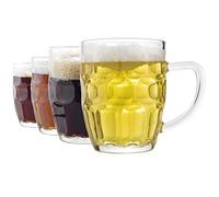 Dimple Stein Beer Mug - 20 OZ (4 Pack)