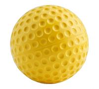 Dimpled PU baseballs engineered for pitching machine compatibility, perfect for baseball skill development during batting and fielding practice (12inch)