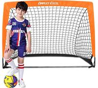 Dimples Excel Football Goal Net for Garden Outdoor Football Training for Football Lover (4'×3'- Orange)