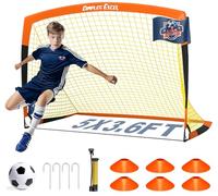 Dimples Excel Soccer Goals Kids Net for Backyard 7x5, 5x3.6, 4x3, 3x2.2 FT