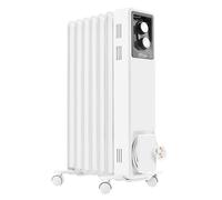 Dimplex 1.5kW Radiator ECR15, Oil Free Eco Column Heater, Freestanding Electric Heating Unit, Quiet Plug In Lightweight Portable Compact Electric Home
