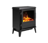 Dimplex Bar20 Bari Electric Stove 2Kw With Optiflame Effect - Black - Remote Controlled