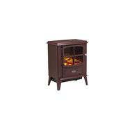 Dimplex Brayford Optiflame Freestanding Electric Stove, Burgundy Red Free Standing Wood Burner Style Fire with Logs, LED Flame Effect, 2kW Fan Heater, 1000/2000 Watt Heat Settings and Remote Control