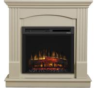 Dimplex Chadwick Optiflame Electric Fire Suite Cream Stone Effect Fully Assembled Fireplace Led Flame Effect Remote Included
