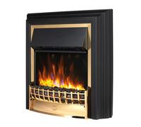 Dimplex Cheriton Deluxe 2Kw Gloss Brass Effect Freestanding Electric Fire