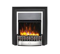 Dimplex Cheriton Deluxe Optiflame 2Kw Freestanding Electric Fire, Remote Control, Chrome One Colour