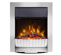 Dimplex Clement Optiflame 2KW Inset Electric Fire, Chrome