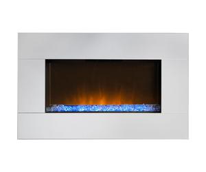 Dimplex Diamantique DIAM14E Pebble Bed Wall Mounted Fire With Remote Control - Mirror Glass