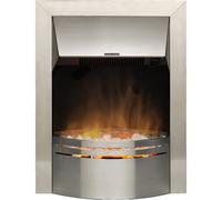 Dimplex DKT20 Dakota Electric Inset Fire with Optiflame Effect, 2 kW, 230 W, Stainless Steel