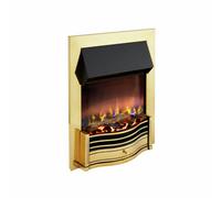 Dimplex Dumfries Dmf20Br Brass Optiflame 3D Electric 2Kw Inset Fire Remote Control - 3 Year Warranty