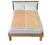 Dimplex DXMCSKD Machine Washable Fleece Heated Mattress Cover Electric Blanket with Dual Control and Extra Foot Warmth - Super King