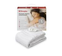 Dimplex DXUBDB Machine Washable Heated Under Blanket With Extra Foot Warmth - Double - White