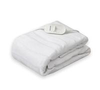 Dimplex DXUBSDB Heated Under Blanket - Double, Machine Washable Electric Blanket with Extra Foot Warmth, Larger Coverage, Cosy 100 percentage Polyester Finish, (White)