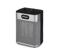 Dimplex DXUC2BS 2000W Upright Ceramic Fan Heater Portable Electric Heater with Adjustable Thermostat, 3 Heat Settings, Fan-Only Mode, Tip-Over & Overheat Protection - Black and Silver