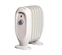 Dimplex OFRB7N Eco Chico Mini Radiator, Oil Free Column Heater, Freestanding 700w Electric Heating Unit, Quiet Plug In Lightweight Portable Compact Electric Home Heater with Thermostat - White