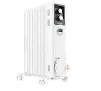 Dimplex ECR20Tie 2kW Portable Eco Radiator, Oil Free Column Heater, Freestanding Electric Heating Unit, Quiet Plug In Lightweight with Adjustable