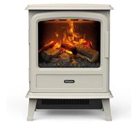 Dimplex Evandale Optimyst Water Vapour Electric Stove Fire, Real Flame Effect, Pebble Fireplace, Log Fuel Bed, 1000W/2000W Fan Heater, Energy Efficient Flame, Adjustable Thermostat, Remote Control