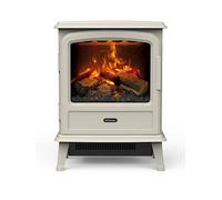 Dimplex Evandale Optimyst Water Vapour Electric Stove Fire, Real Flame Effect, Pebble Fireplace, Log Fuel Bed, 1000W/2000W Fan Heater, Energy Efficient Flame, Adjustable Thermostat, Remote Control
