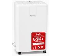 Dimplex EverDri Dehumidifier with Humidistat & Timer, Auto-shut off, 14L | 2.5L tank, auto shut-off, humidity indicator, pre-filter & carbon filter. Ideal bathroom dehumidifier.