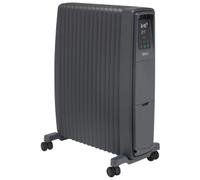 Dimplex EVO2BTA Oil Free Portable Radiator, Energy Efficient Electric Heater with Eco Intelligent Mode, 7-day Electronic Timer, Thermostat, Bluetooth Controls, Stylish Graphite Grey Finish