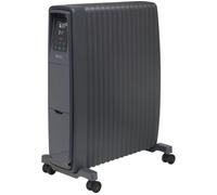 Dimplex EVO2BTA Oil Free Portable Radiator, Energy Efficient Electric Heater with Eco Intelligent Mode, 7-day Electronic Timer, Thermostat, Bluetooth Controls, Stylish Graphite Grey Finish