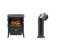 Dimplex Gosford Optimyst Black Electric Stove Fire and Stove Pipe Accessory for Electric Fires