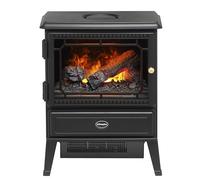 Dimplex Gosford Optimyst Electric Stove, Black Water Vapour Fireplace With Logs, Heater With 1000-2000W Heat Settings, Independent Flame Effect, Adjustable Thermostat and Remote Control