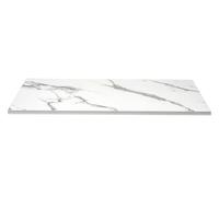 Dimplex Hearth Pad, White Marble Effect Resin Hearth Mat for Electric Fires