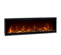 Dimplex Ignitexl 60" Built-In Linear Electric Fireplace With 8 Color Themes Acrylic Ember Bed Media Wall Built In Full Or Semi