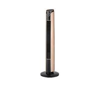 Dimplex Ion Fresh Bladeless Cooling Tower Fan - Built-in Air Ioniser for Hayfever & Dust, 70° Oscillation, 3 Speeds, Smart Thermostat, Remote Control & Adjustable Tilt - Copper & Black
