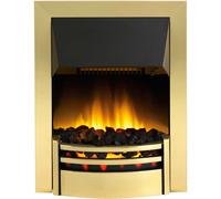 Dimplex Kansas KNS20 Coal Bed Inset Fire - Brass