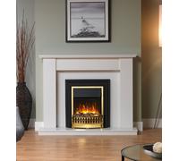 Dimplex Kingsley Deluxe Brass Freestanding Electric Fire