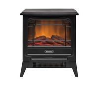 Dimplex MicroStove Optiflame Electric Stove, Compact, Portable Freestanding Fire with Log Fuel Bed, LED Flame Effect and 1.2kW Heater With 600/1200 Watt Heat Settings