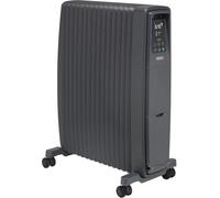 Dimplex EVO2BTA Oil Free Portable Radiator, Energy Efficient Electric Heater with Eco Intelligent Mode, 7-day Electronic Timer, Thermostat, Bluetooth Controls, Stylish Graphite Grey Finish