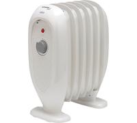 Dimplex OFRB7N Eco Chico Mini Radiator, Oil Free Column Heater, Freestanding 700w Electric Heating Unit, Quiet Plug In Lightweight Portable Compact Electric Home Heater with Thermostat - White