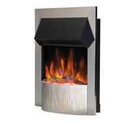 Dimplex Optiflame Gorstan 2Kw Gloss Chrome Effect Inset Electric Fire (H)620mm (W)520mm (D)200mm