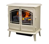 Dimplex Optimyst 2000W Gloss Crème Cast Enamel Effect Electric Stove (H)660mm (W)620mm