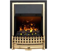 DIMPLEX Optimyst Atherton ATH20 Electric Fireplace - Black & Gold, Gold,Black