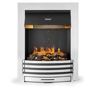Dimplex Penngrove Pnn20 Polished Chrome Realistic Optimyst Electric Inset Fire 2Kw Remote Control