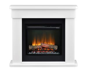 Dimplex Portland 23inch Optiflame Suite, Fully Assembled Electric Fireplace With Choice Flame Colours, Adjustable Flame Brightness, Remote Control. 107cm Wide