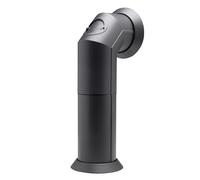 Dimplex Stove Pipe, Matt Black Plastic Flue Pipe Accessory for Electric Stoves and Freestanding Fires, Angled With 2 Size Options